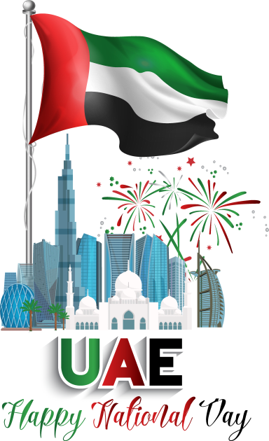 49th National Day of the UAE 2nd December 2020 Kids T-Shirt by Mashmosh