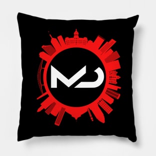 BALTIMORE CITY MD SKYLINE DESIGN Pillow