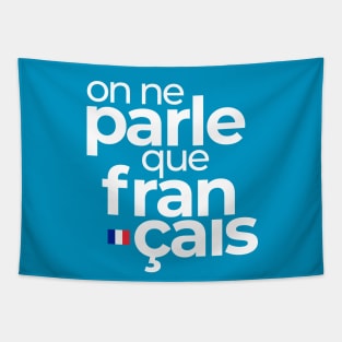 On ne parle que français Tapestry