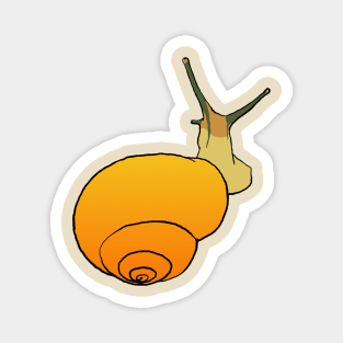 Yellow Snail Magnet