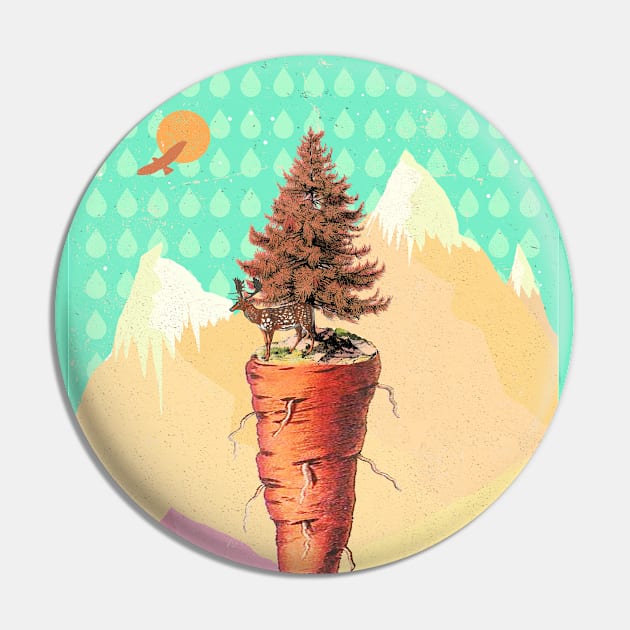 CARROT ISLAND Pin by Showdeer