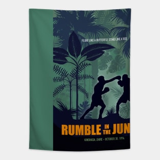 Rumble in the Jungle - Alternative Movie Poster Tapestry