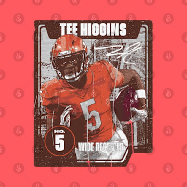 Tee Higgins Cincinnati Card by danlintonpro