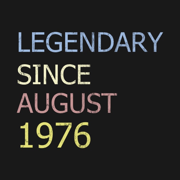 LEGENDARY SINCE AUGUST 1976 by BK55