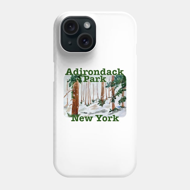 Adirondack Park, New York Phone Case by MMcBuck