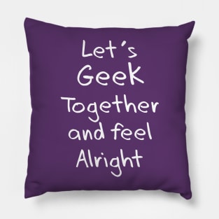 Funny Geek Pillow