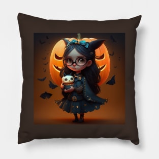 Adorable Trick-or-Treater Pillow