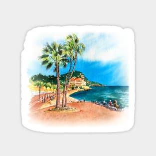 Promenade des Anglais in Nice, France Magnet