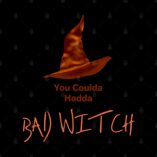 Coulda Hadda Bad Witch Full Orange by Danispolez_illustrations