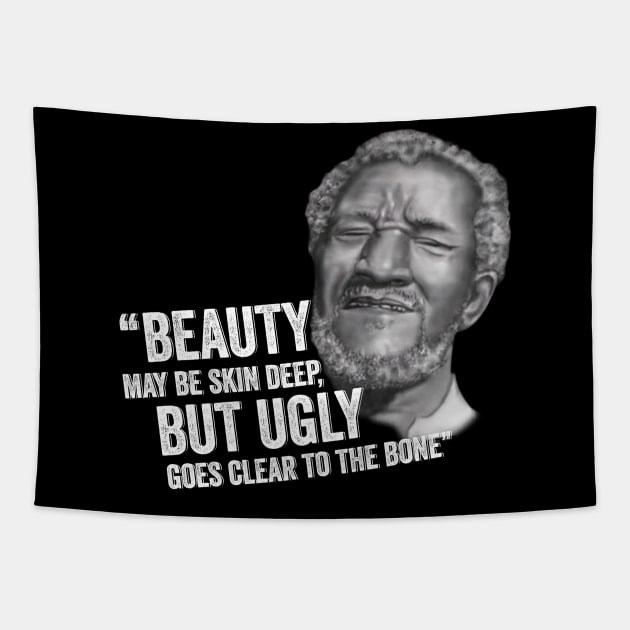 Redd Foxx Sanford and Son Beauty But Ugly Tapestry by Fauzi ini senggol dong