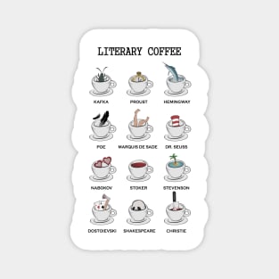 Literary coffee Magnet