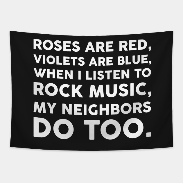 Rock shops music tapestry