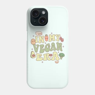 Cute Vegetables Tofu And Nuts In My Vegan Era Phone Case