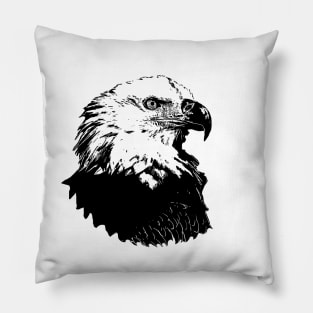 Eagle portrait 2 Pillow