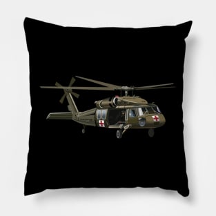 T-Shirt - Army - Flying Ambulance - Black Hawk wo Txt Pillow