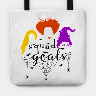 Squad Goals Halloween Tshirt - Hocus Pocus Witches Squad Tote