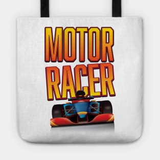 Moto racing car. Tote