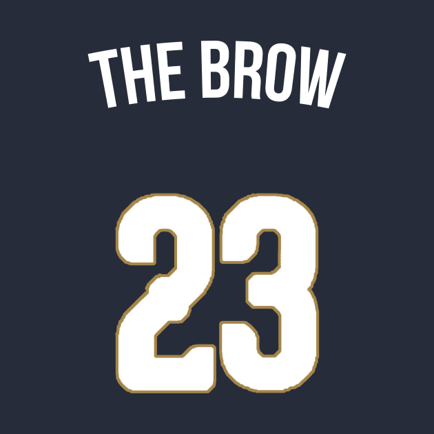 Anthony Davis 'The Brow' Nickname Jersey New Orleans Pelicans by xavierjfong