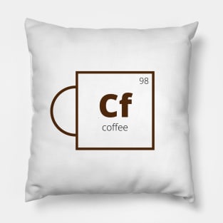 Coffee science element Pillow