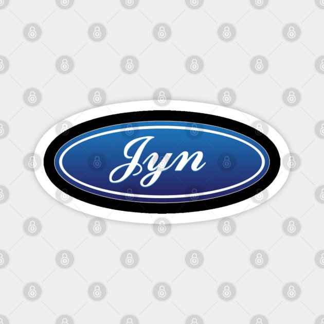 Jyn Ford Car Badge Magnet by archivos podcast