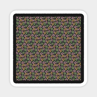 Stylish Floral Seamless Pattern Magnet