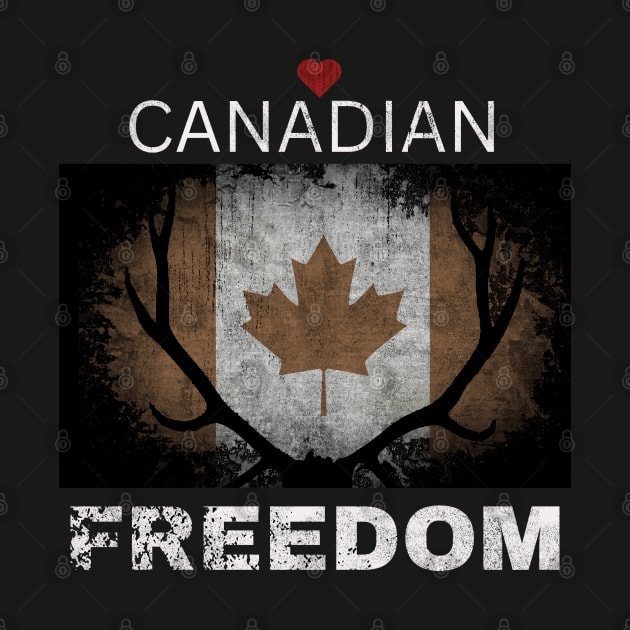 Love Canadian Freedom by Shop Tee Depot