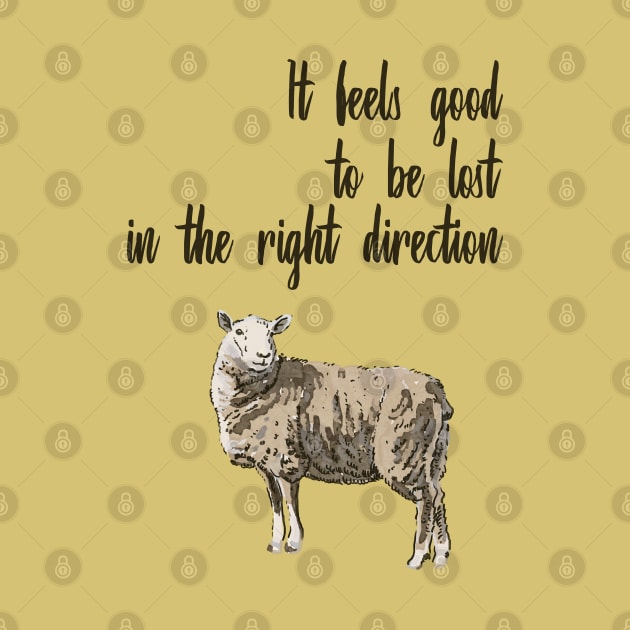 Sheep Quote by okpinsArtDesign