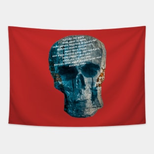 Skull - Outside the Wall Pink Floyd Tapestry