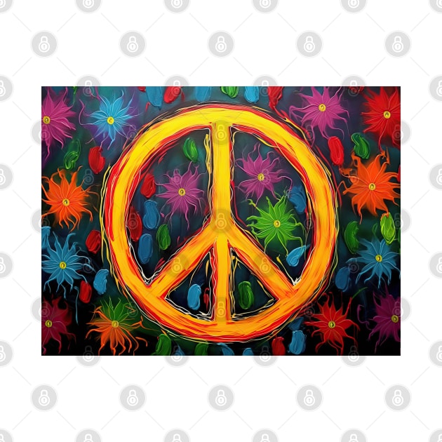 Hippie sign by RosaliArt