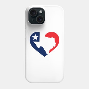 Texas Love Heart Phone Case