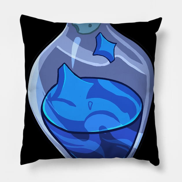 Mana Potion +100 MP Pillow by banditotees