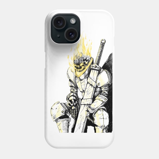 Skeletal Knight Phone Case by ds_designing
