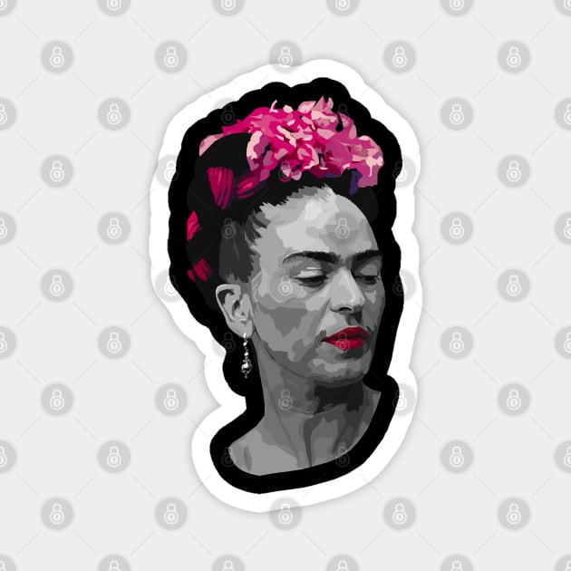 Frida Kahlo Magnet by sigsin