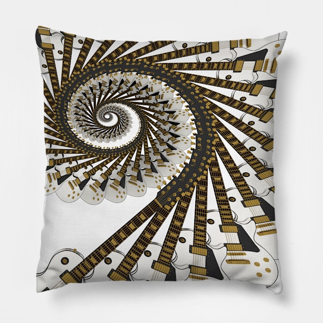 Guitarcentric Pillow by jlevien