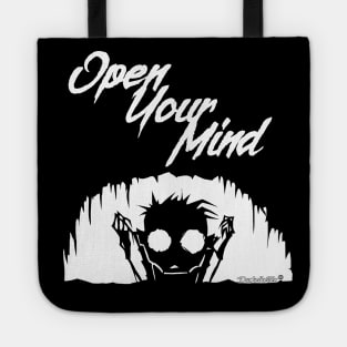 Open Your Mind White Tote