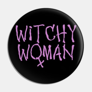 Wiccan Occult Witchcraft Witchy Woman Pin