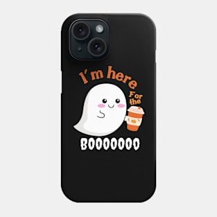 I’m here for the Boo, cute Halloween ghost. Phone Case