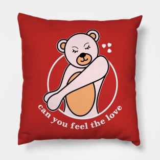 Valentines day bear Pillow