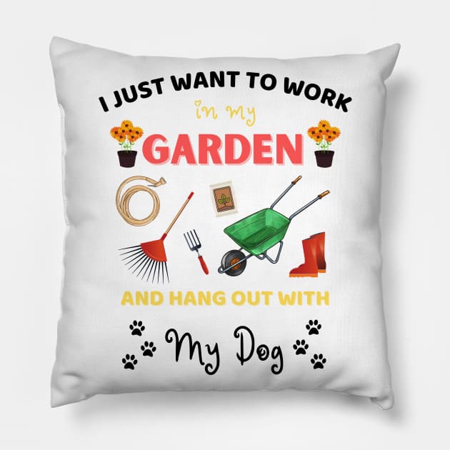 I just want to work in my garden and hangout with my dog Pillow by JustBeSatisfied