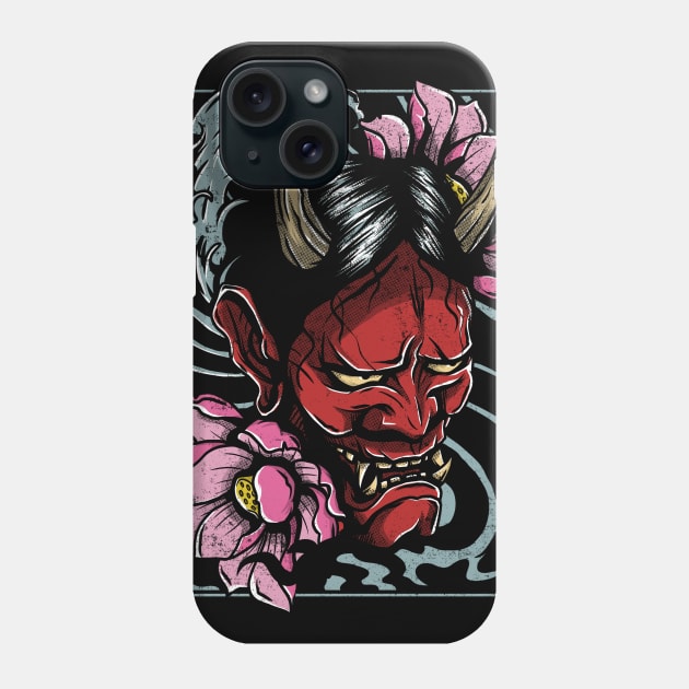 Hannya Mask Phone Case by alxmd