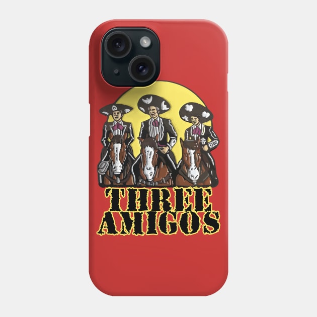 Three Amigos Phone Case by BeeFest