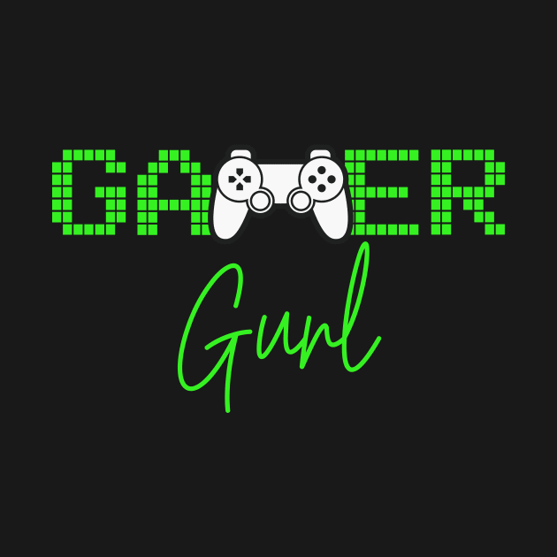 Gamer Gurl | Arcade Retro Online Gamer T-Shirt | Gift Idea by MerchMadness