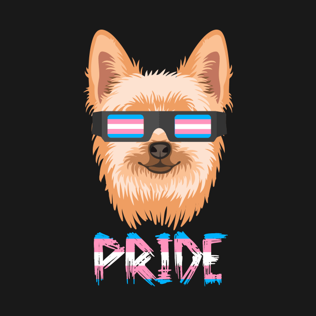 Yorkie Transgender Flag Lgbt by MarrinerAlex