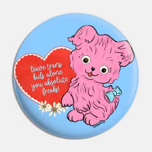 Leave Trans Kids Alone - The Peach Fuzz Pin