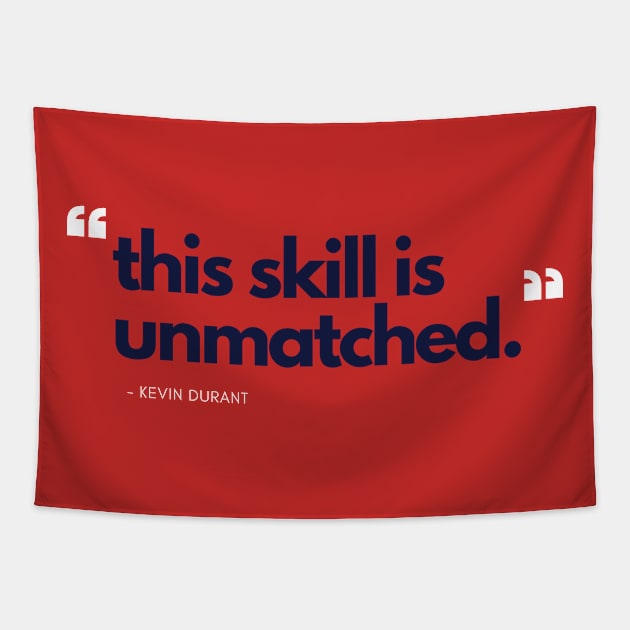 Kevin Durant "Unmatched" - Tokyo Olympics Team USA Tapestry by SportCulture