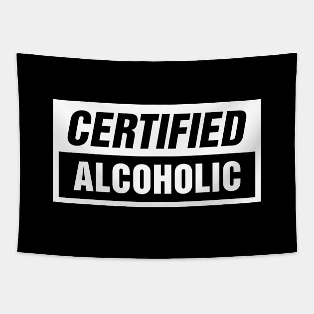 Certified Alcoholic Tapestry by rainoree