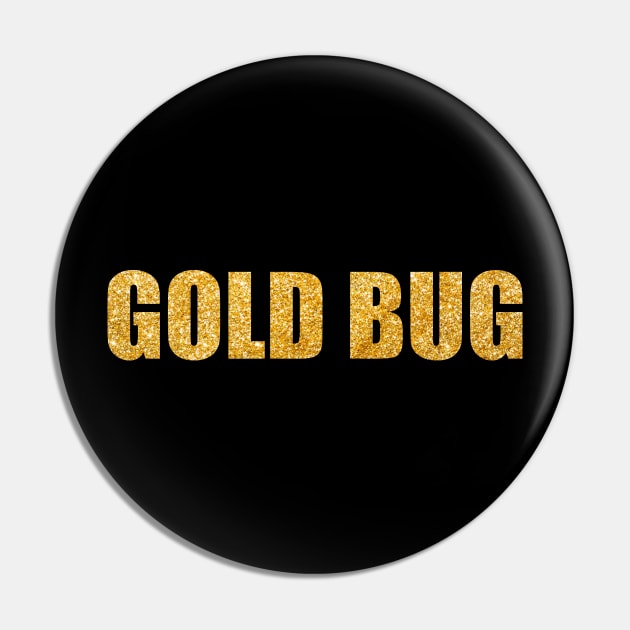 Gold Bug Pin by Claudia Williams Apparel