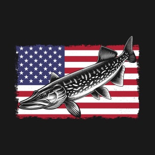 Usa flag pike T-Shirt