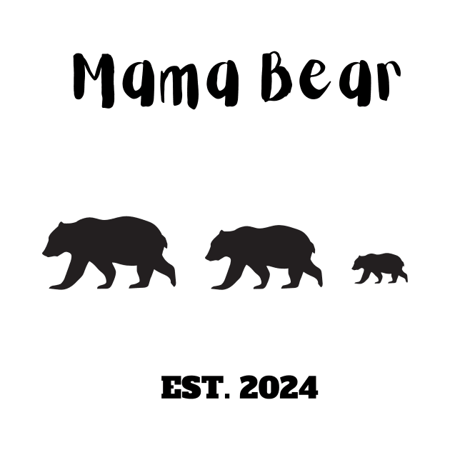 Mama Bear Est. 2024 by StudioPuffyBread