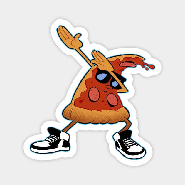 Pizza Dab Magnet by GalooGameLady